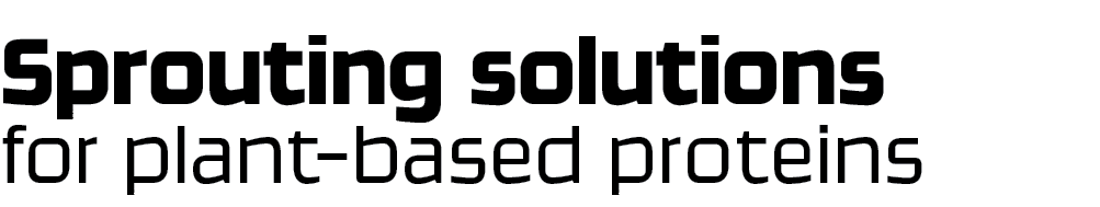 Sprouting solutions for plant-based proteins