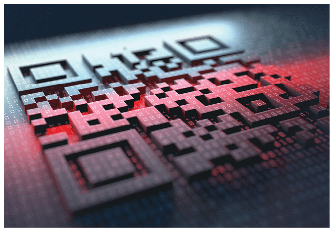 QR code is a type of matrix barcode first designed for the automotive industry in Japan, that contains information about the item to which it is attached.