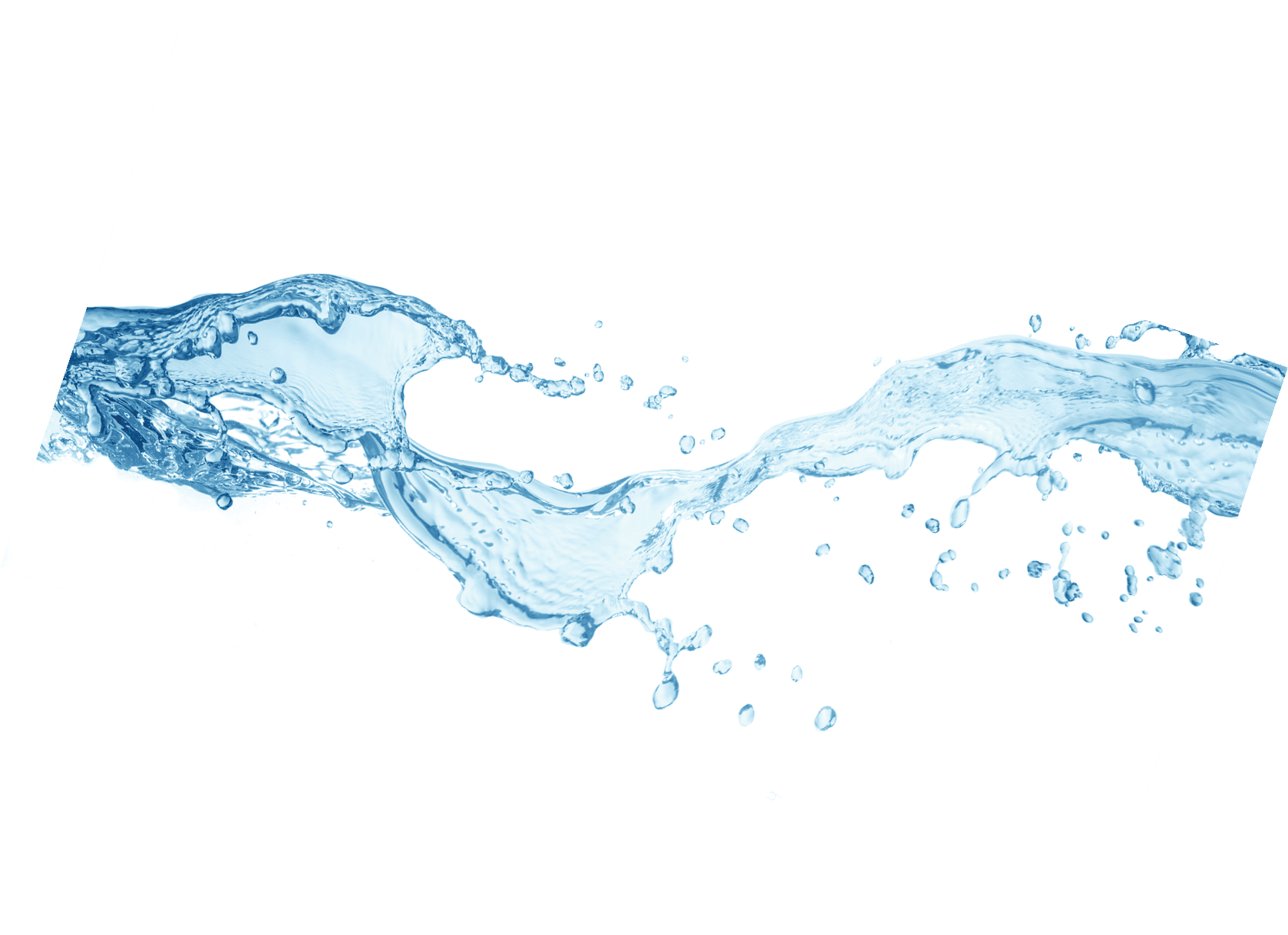 water splash isolated on white background,beautiful splashes a clean water
