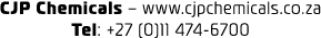 CJP Chemicals – www.cjpchemicals.co.za Tel: +27 (0)11 474 6700