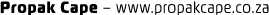 Propak Cape – www.propakcape.co.za