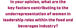 In your opinion, what are the key factors contributing to the underrepresentation of women in leadership roles within...