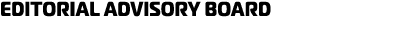 Editorial advisory board