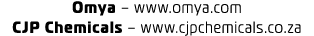 Omya – www.omya.com CJP Chemicals – www.cjpchemicals.co.za