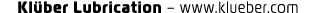 Kl ber Lubrication – www.klueber.com