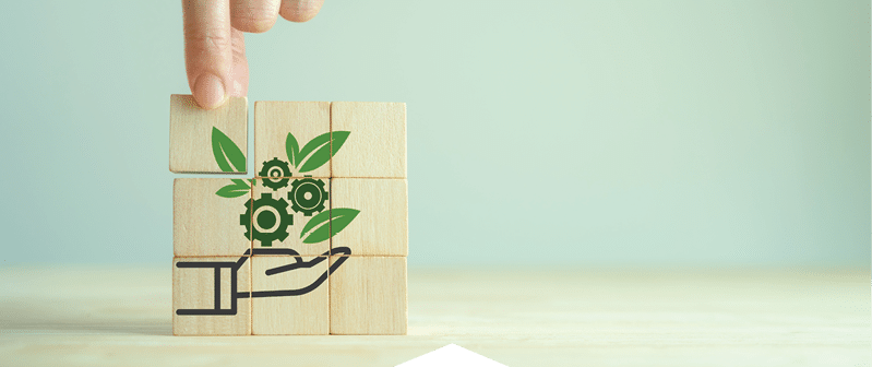 Environmental technology concept. Sustainable development goals. Sustainable planet trend and bio-economy to limit climate change and global warming. Sustainable options for customer. Green business.