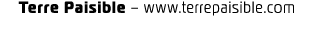 Terre Paisible – www.terrepaisible.com