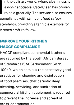 In the culinary world, where cleanliness is a non negotiable, CaterClean has proven to be a great ally. The service a...