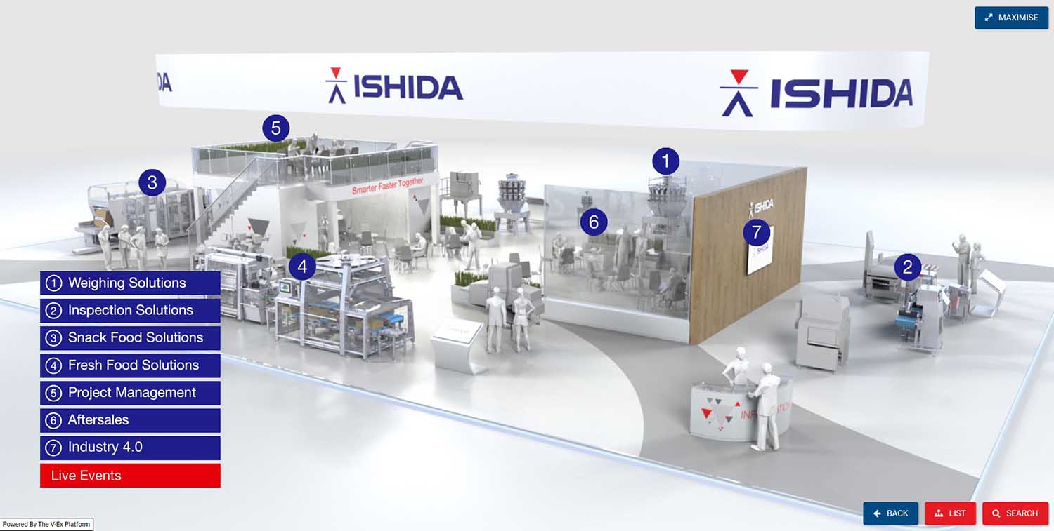 Ishida launches virtual showcase for food manufacturers