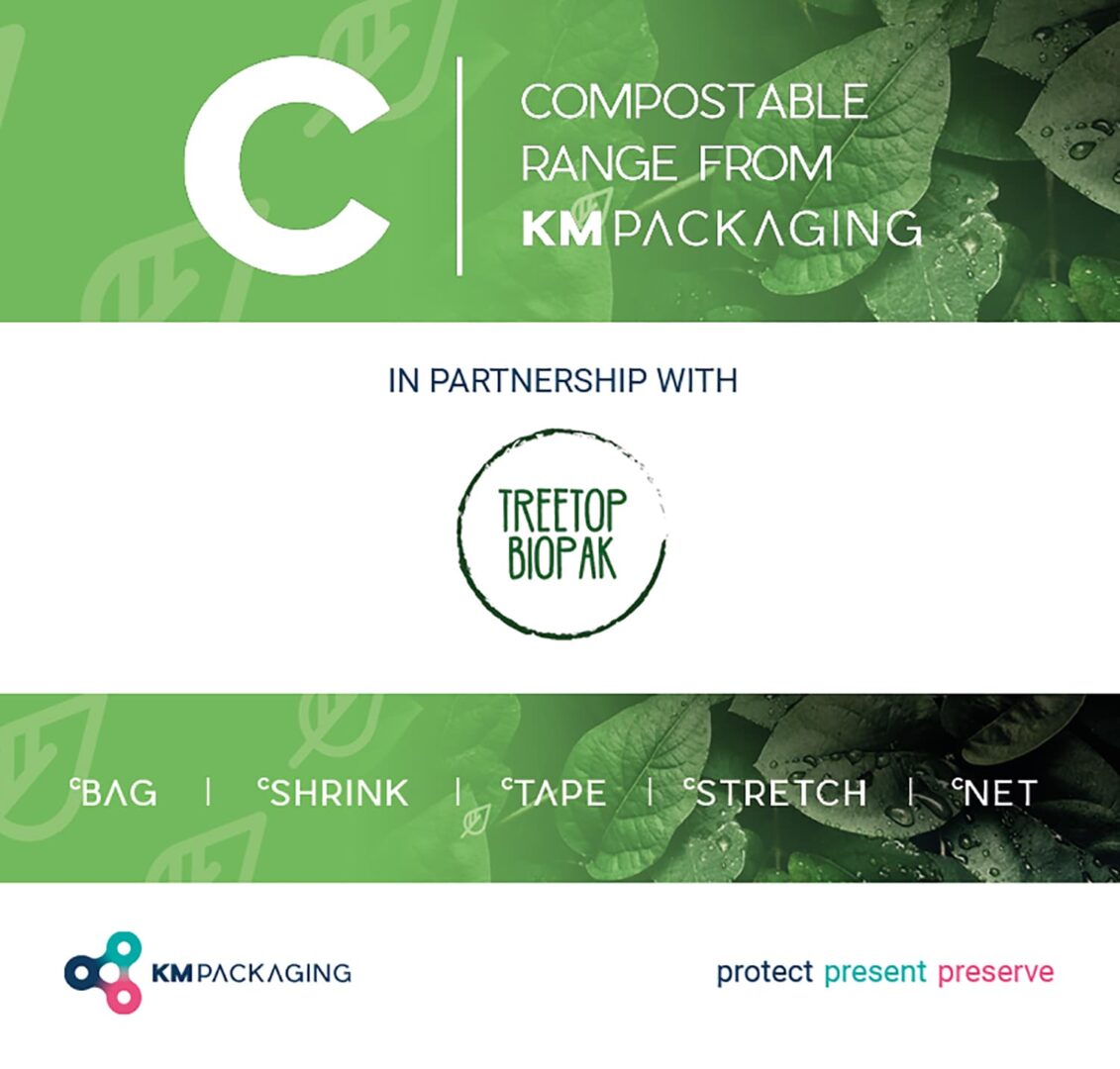 KM Packaging launches compostable packaging range