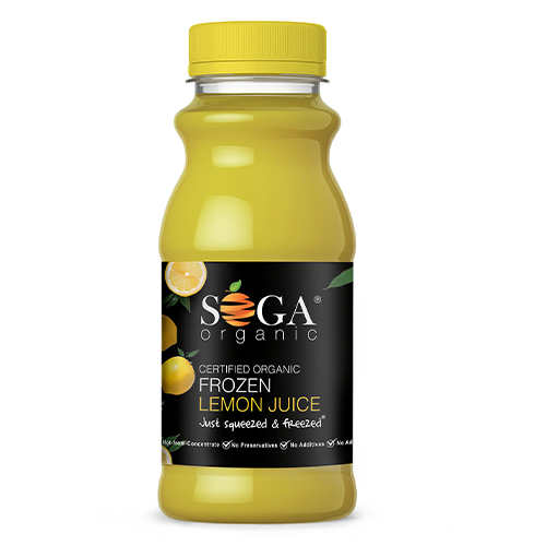 SOGA Organic launches 250ml just squeezed and freezed lemon juice